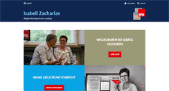 Desktop Screenshot of isabell-zacharias.de